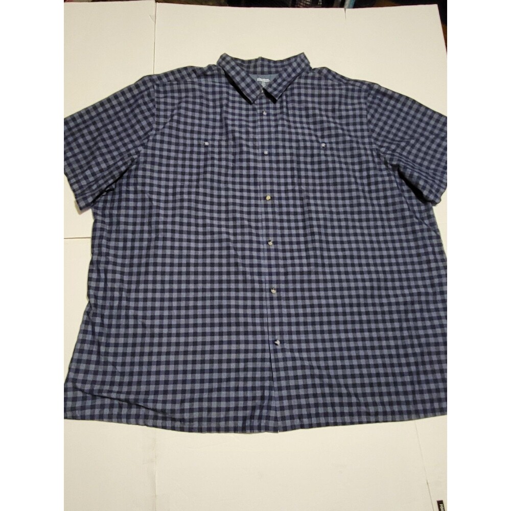 (#1 King Size 5XLT(TALL)Short Sleeve Button Up Shirt Multicolor